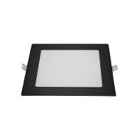 Painel De Led Blumenau Quadrado Embutir 18w Bivolt Preto 6500k Luz Fria - 1