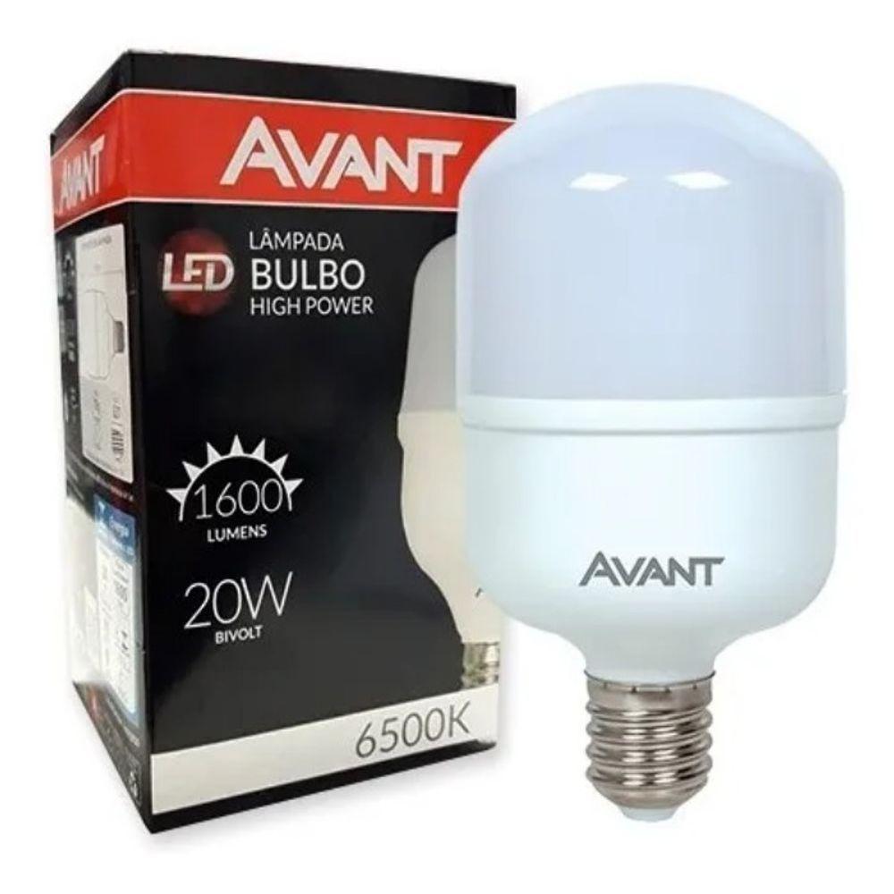Kit 8 Lâmpadas Led Bulbo 20w Alta Potencia E27 Branco Frio - 1