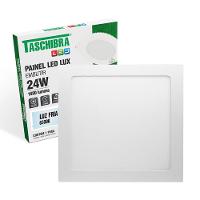 Painel De Led Quadrado Embutir 24w Bivolt Taschibra 6500k Luz Fria - 1