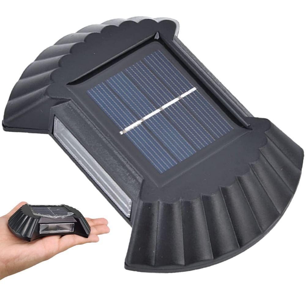 Luminaria Solar Parede Led Spot Arandela Iluminaçao - 1