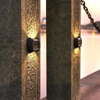 Luminaria Solar Parede Led Spot Arandela Iluminaçao - 2