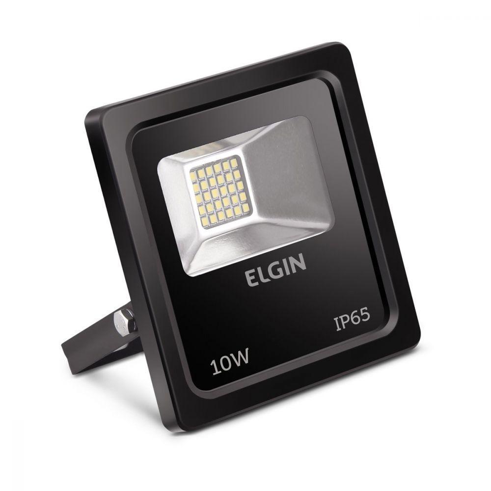Projetor Led para Uso Externo 10w 6500k Bivolt Preto - 6