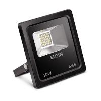 Projetor Led para Uso Externo 10w 6500k Bivolt Preto - 1