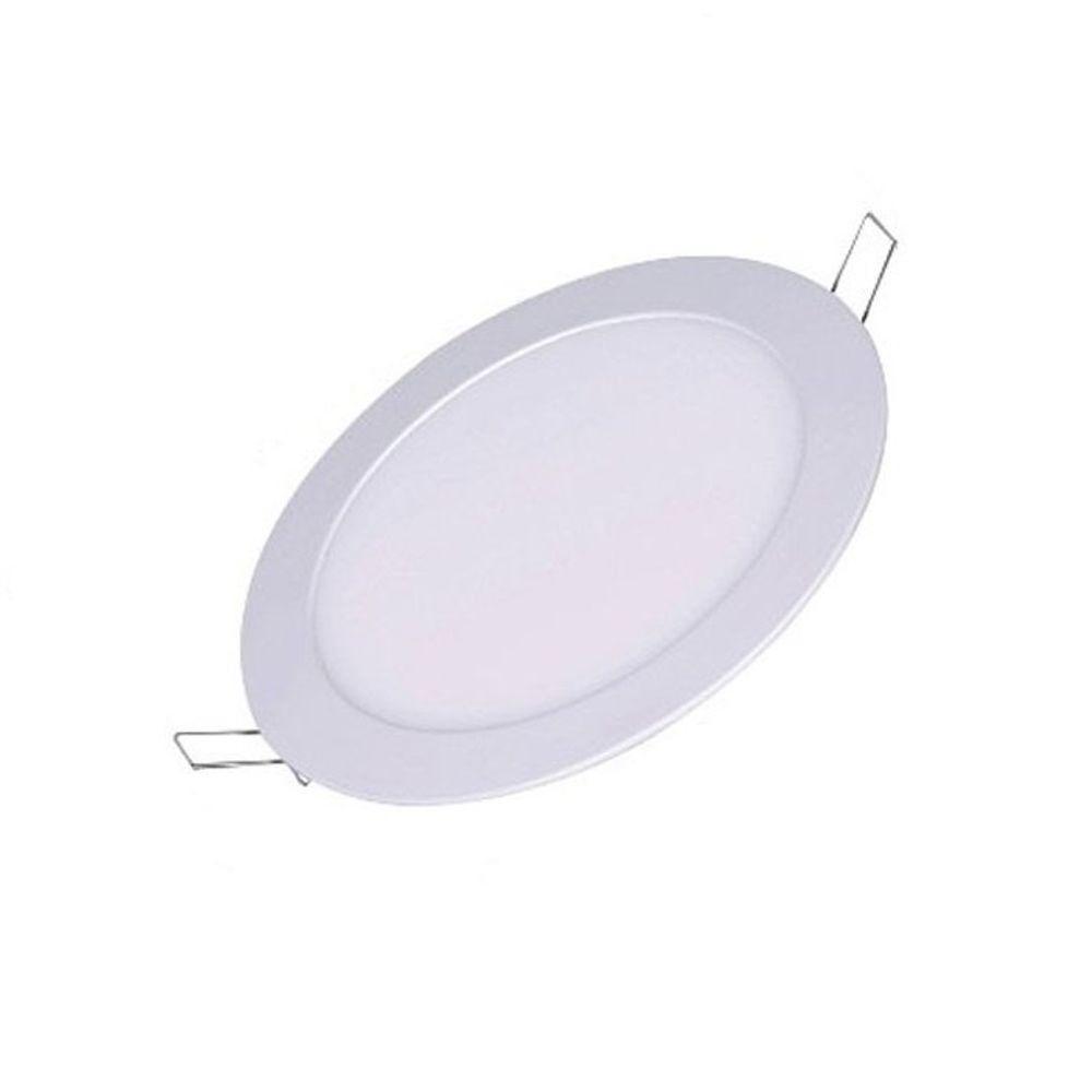 Painel De Led Redondo Embutir 12w Bivolt Taschibra 4000k Luz Neutra - 1
