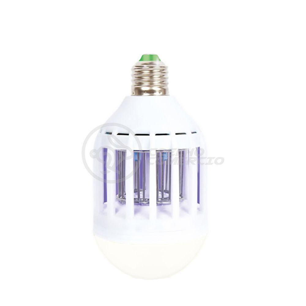 Lâmpada Luz Led Branco 15w Atrai Choque Mosquito - 8