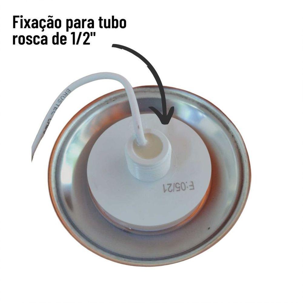Refletor Power Led 5W Inox Cor Da Luz Azul Iluminação Para Piscina - Brustec - 2
