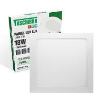 Painel De Led Quadrado Embutir 18w Bivolt Taschibra 4000k Luz Neutra - 1