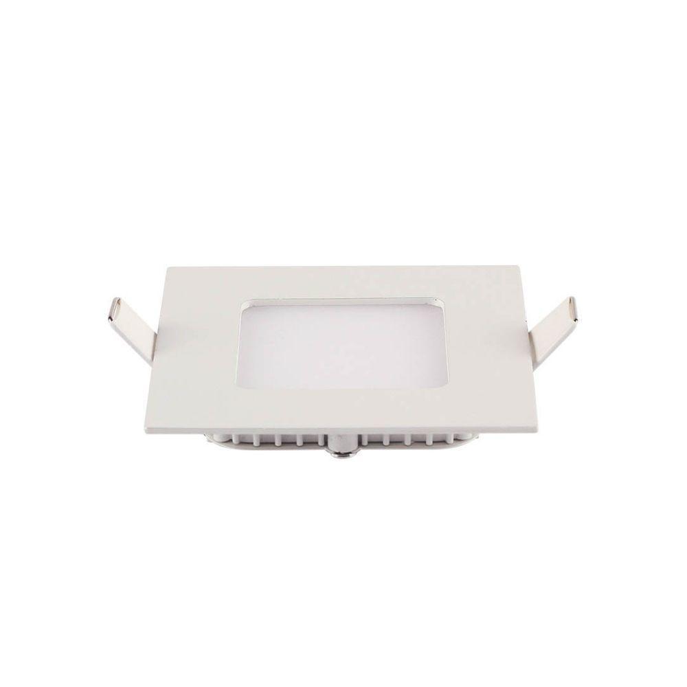 Painel De Led Quadrado Embutir 6w Bivolt Blumenau 6500k Luz Fria - 1