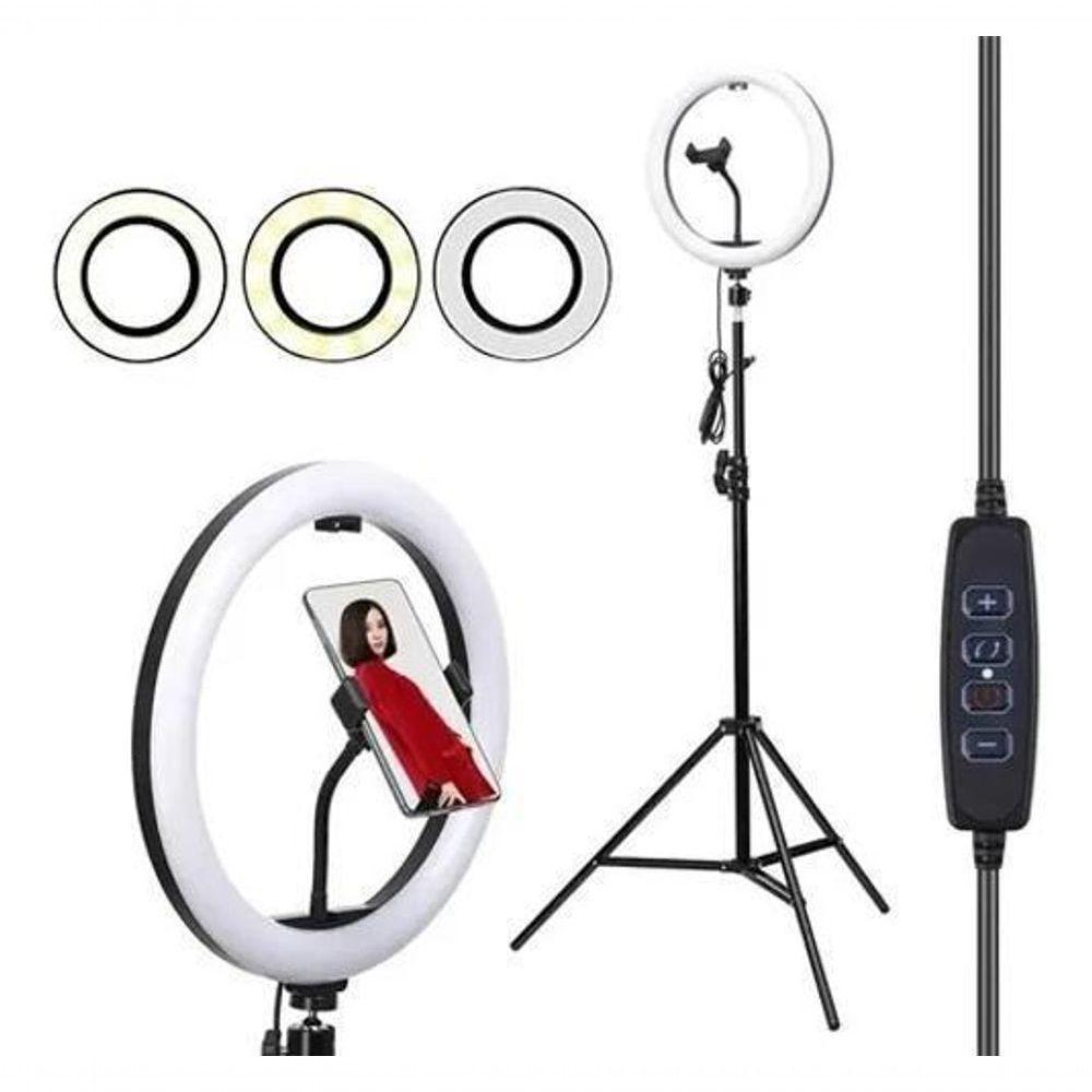 Ring Light Com Tripe 2,1M 12 Polegadas - 3