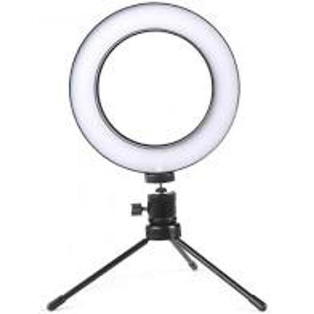 Ring Light Iluminação Portátil Com Tripé Filmagem Celular - 6