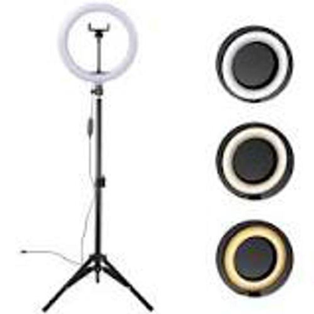 Ring Light Iluminação Portátil Com Tripé Filmagem Celular - 9