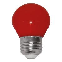 Lâmpada Led Modelo Bolinha Led 1w Rosca E27 vermelho 110v - 1
