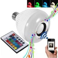 Lampada Musical De Led Bulbo Bluetooth Rgb + Controle Remoto - 6