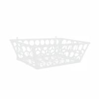 Lixeira de Rua Modelo Retangular 60cm de Parede - 1