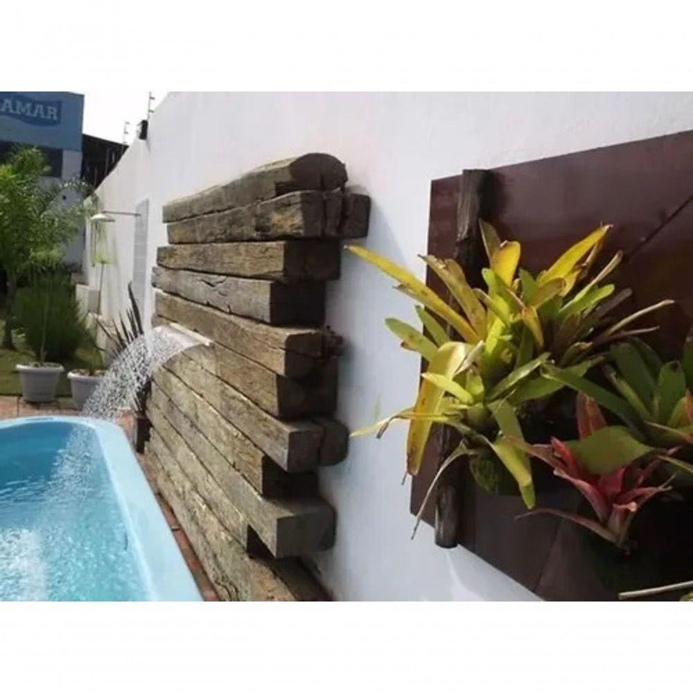 Cascata 180cm De Embutir Na Parede Com Acabamento Em Aço Inox Para Piscina - 2