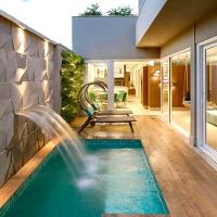 Cascata 180cm De Embutir Na Parede Com Acabamento Em Aço Inox Para Piscina