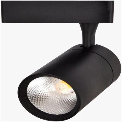 Trilho Eletrificado 1 Metro Com 4 Spot Led 20w Bivolt Preto