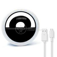 Anel De Luz Selfie Mini Ring Light Android E Ios - Preto - 2