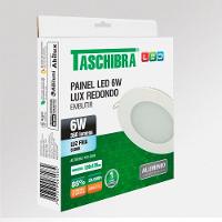 Painel De Led Redondo Embutir 6w Bivolt Taschibra 6500k Luz Fria - 2