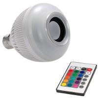 Lâmpada Led Musical Bluetooth Rgb Com Controle Remoto - 3