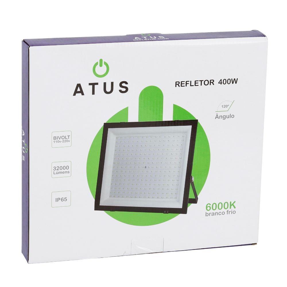 Refletor Led 400W- Bivolt-Ip65 - 6000K - 2