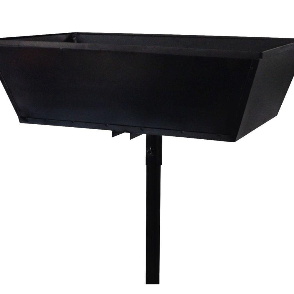 Lixeira de Rua Modelo Retangular 60cm - 1