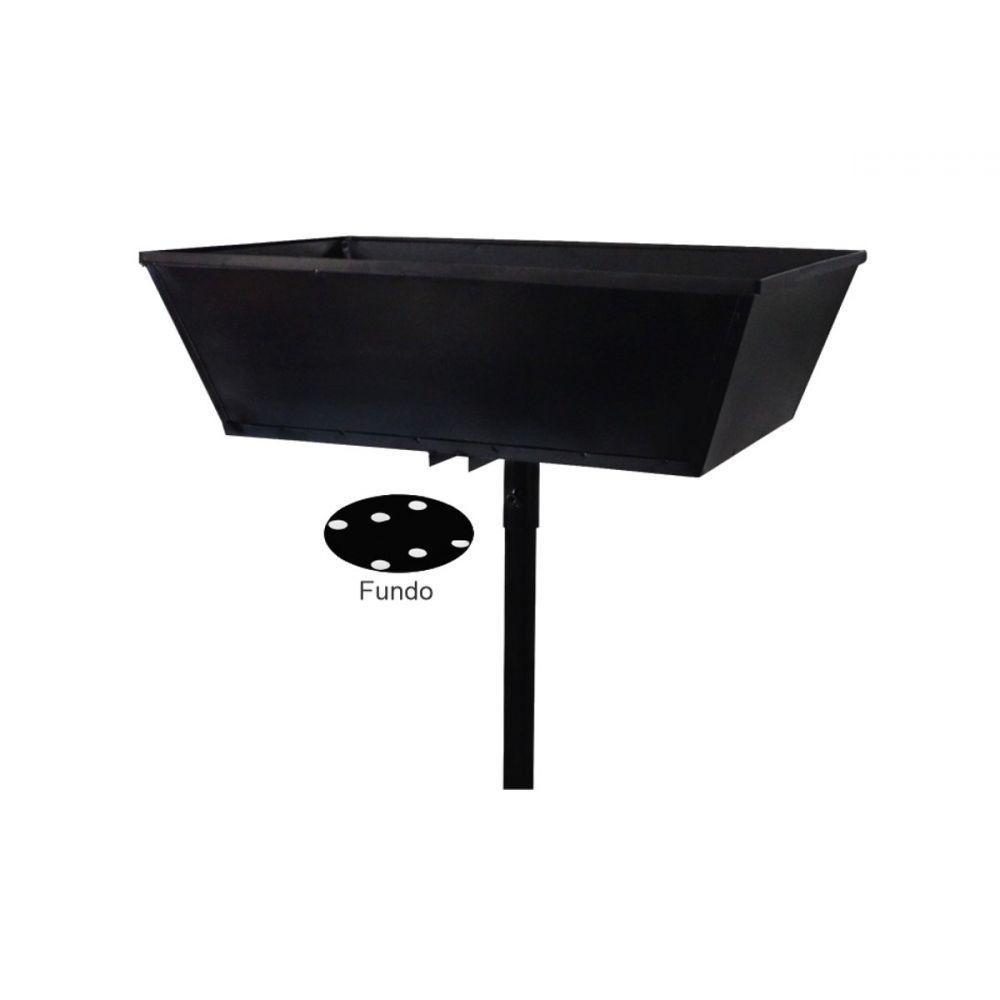 Lixeira de Rua Modelo Retangular 60cm - 3