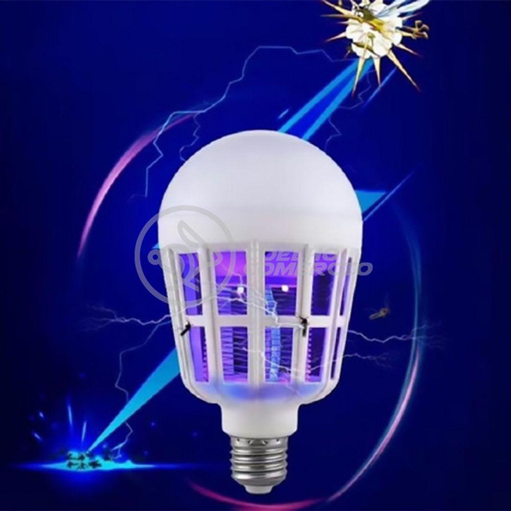 Lâmpada Luz Led Branco 15w Atrai Choque Mosquito - 2