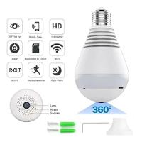 Lâmpada Inteligente Câmera Ip Wifi Panorâmica - 6