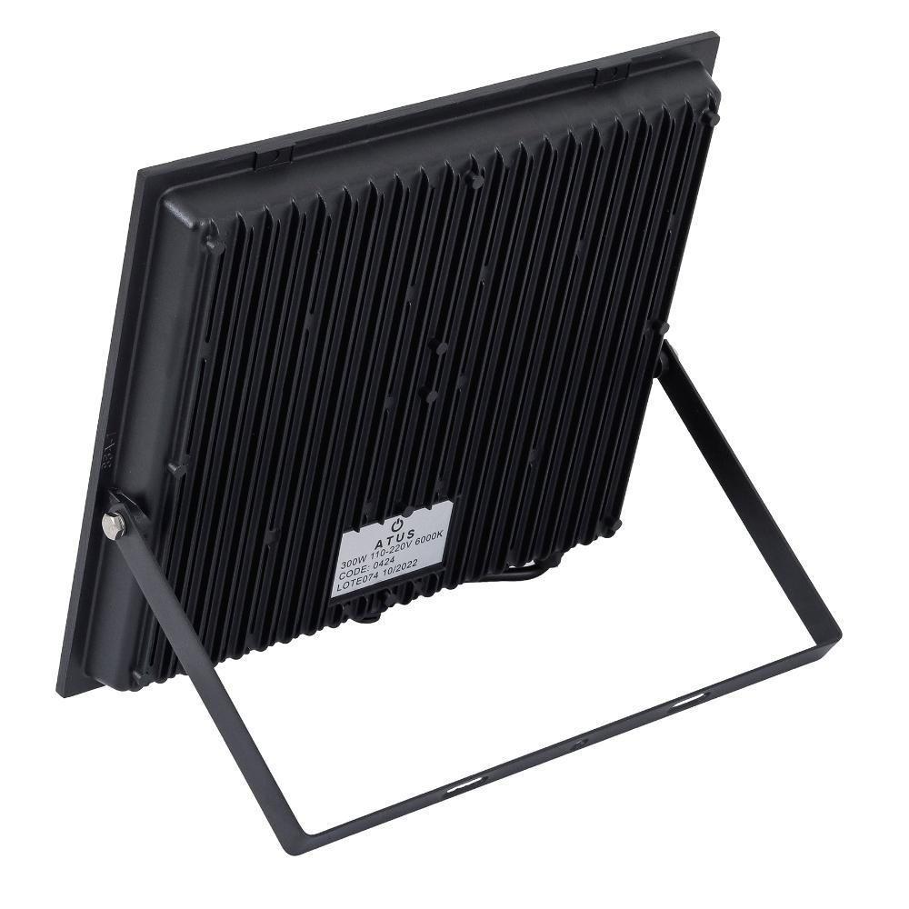 Refletor Led 300W- Bivolt-Ip65 - 6000K - 3