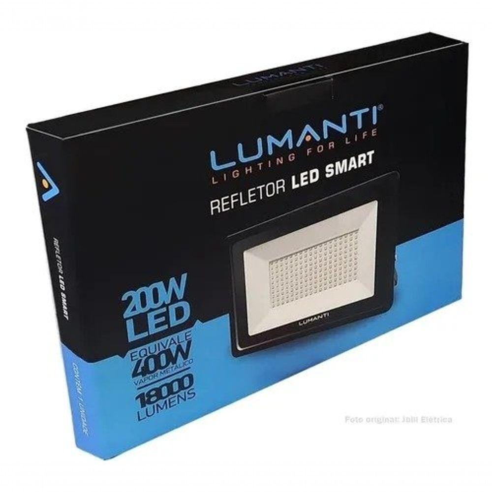 Refletor Led Smart Eco 200w 6500k Branco 6500k - 8
