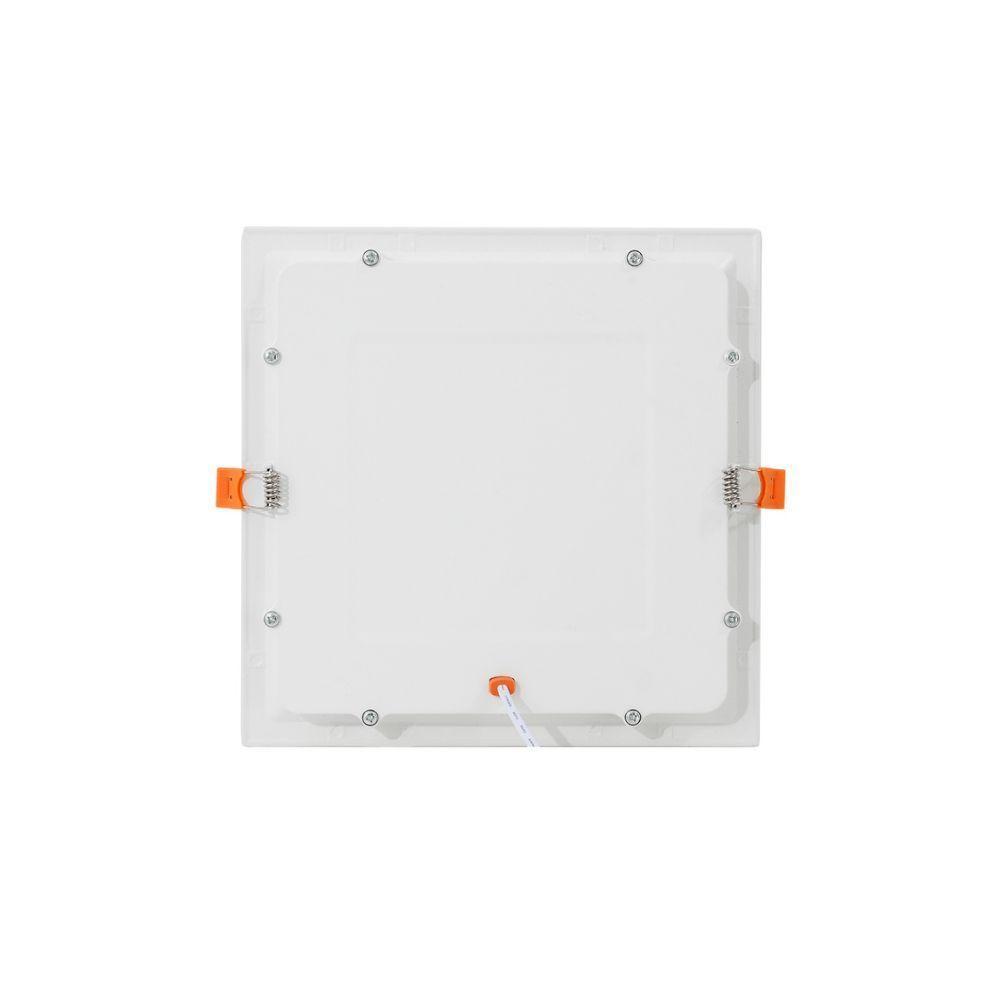 Painel De Led Quadrado Embutir Recuado 12w Bivolt Taschibra 6500k Luz Fria - 4