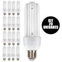 Lampada Fluorescente 220W Kit 20 Uni 15W Branco Frio Ilumina - 1