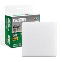 Painel De Led Frameless Quadrado Embutir/sobrepor 24w Bivolt Taschibra 3000k Luz Quente - 1