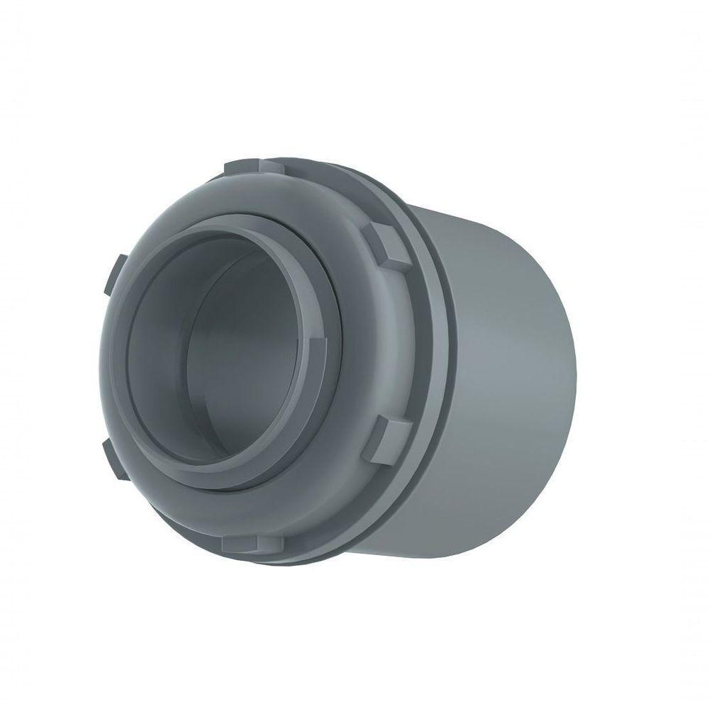 Box Reto Pvc 1/2" Para Eletroduto Cinza Inpol - 1