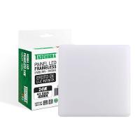Painel De Led Taschibra Frameless Quadrado Embutir 24w Bivolt 4000k Luz Neutra - 1