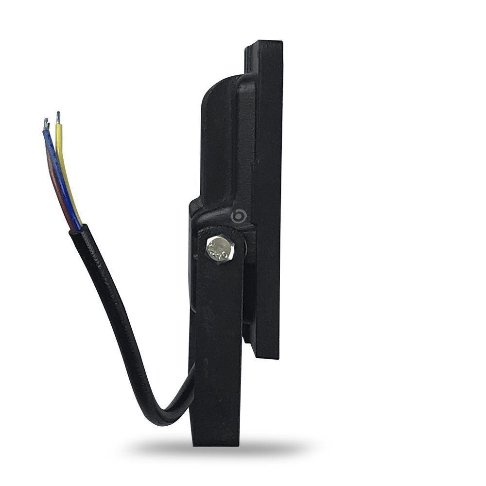 Refletor Taschibra Led Tr Slim 20w Rgb Preto Bivolt - 2