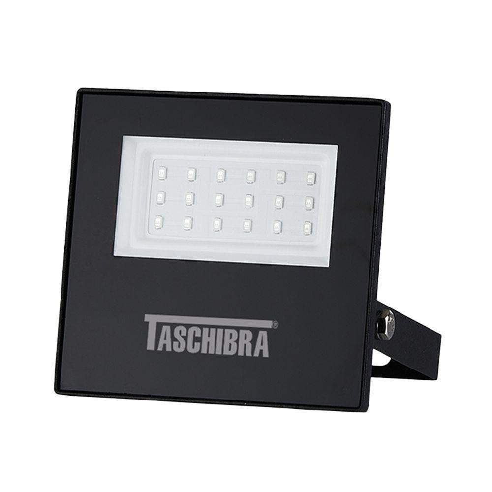 Refletor Taschibra Led Tr Slim 20w Rgb Preto Bivolt - 4