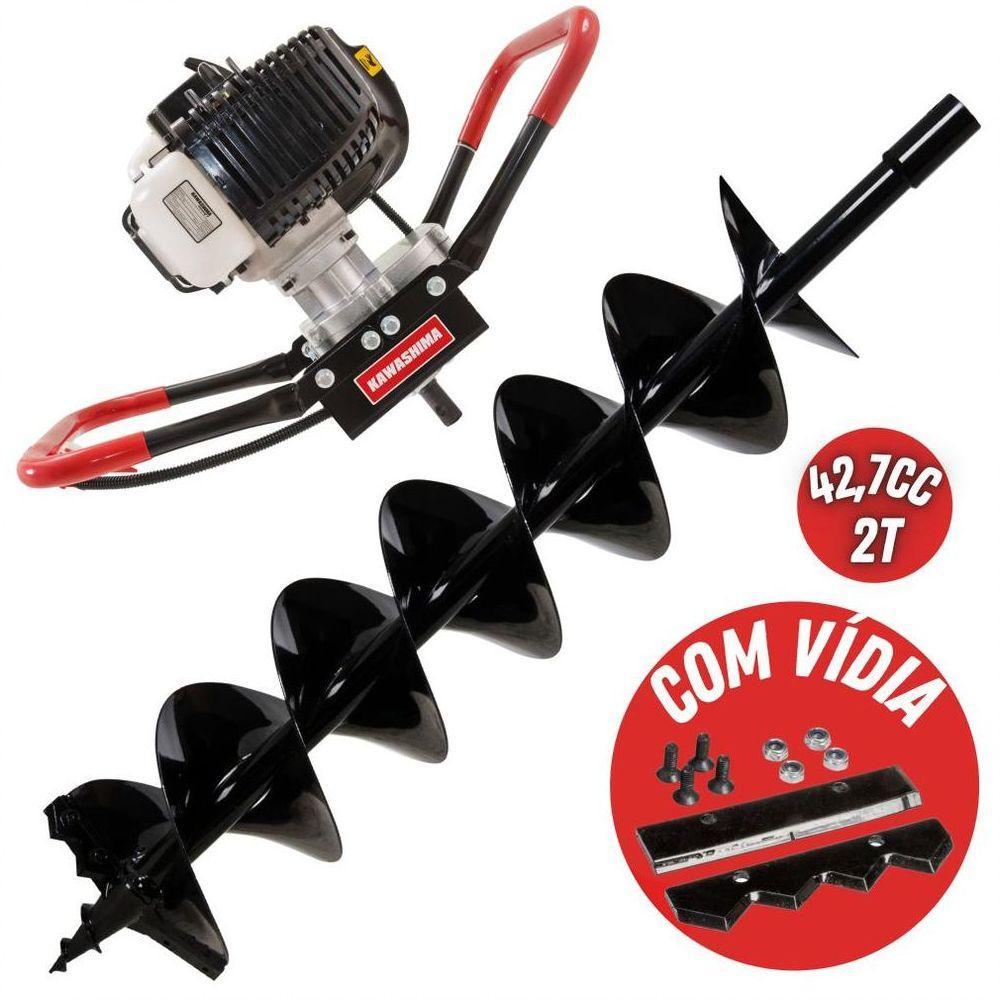 Perfurador De Solo Kawashima Ed43Bd 43Cc Com Broca 80X15Cm - 2