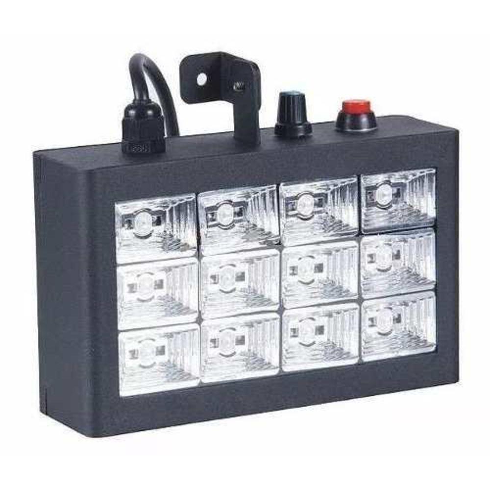 Strobo Branco Rítmico Alto Brilho Luz De Festas 12 Leds 15W - 3