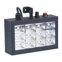 Strobo Branco Rítmico Alto Brilho Luz De Festas 12 Leds 15W - 11