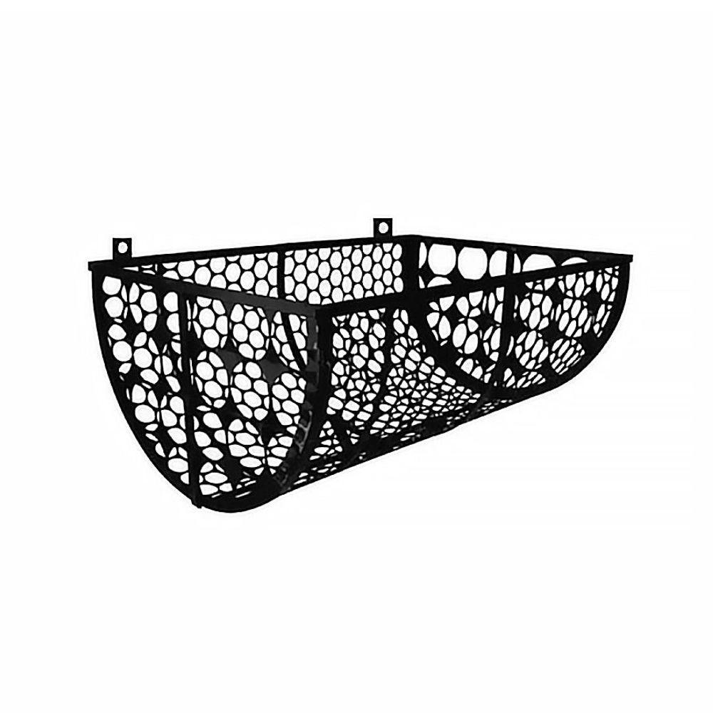 Lixeira de Rua Modelo Tela Moeda de 60cm de Parede - 1