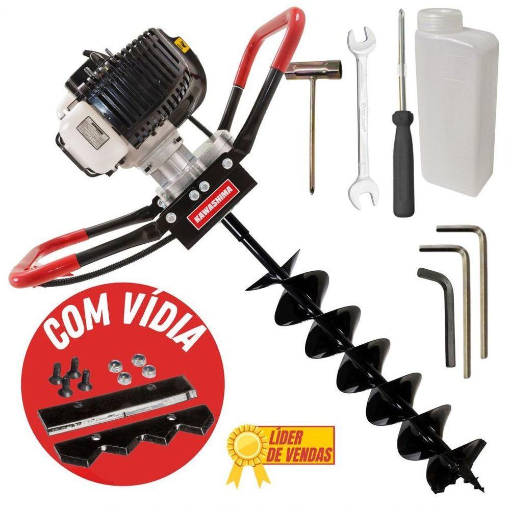 Perfurador De Solo Kawashima Ed43Ebd Broca Com Vídia 80X15Cm - 2