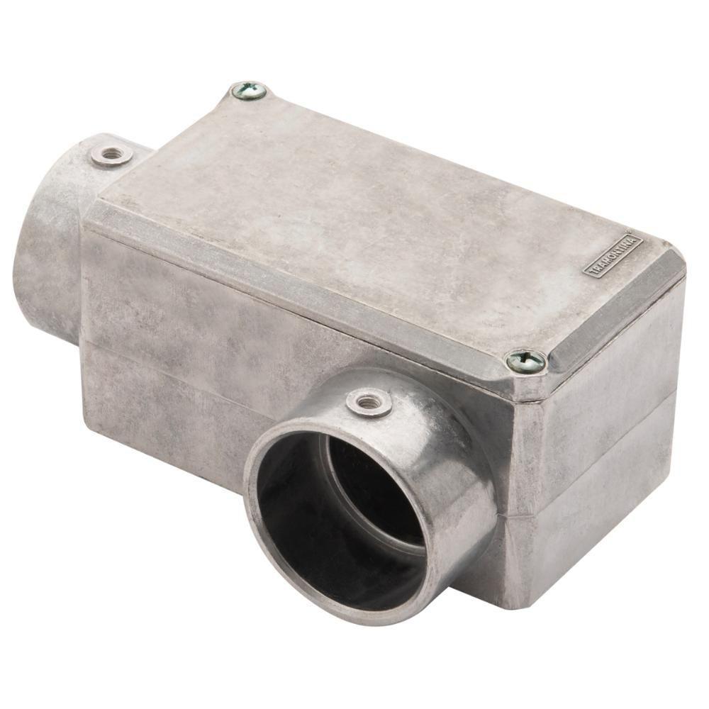 Condulete Fixo 1.1/4" Tipo "ll" - Com Tampa / Sem Rosca / Sem Pintura - 2