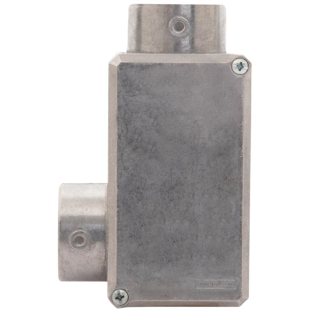 Condulete Fixo 1.1/4" Tipo "ll" - Com Tampa / Sem Rosca / Sem Pintura - 5