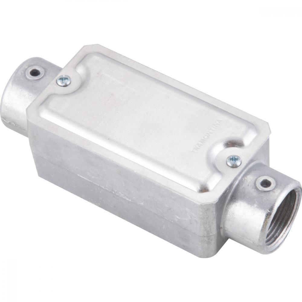 Condulete Fixo 3/4" Tipo "c" - Com Tampa / Rosca Bsp / Sem Pintura - 1