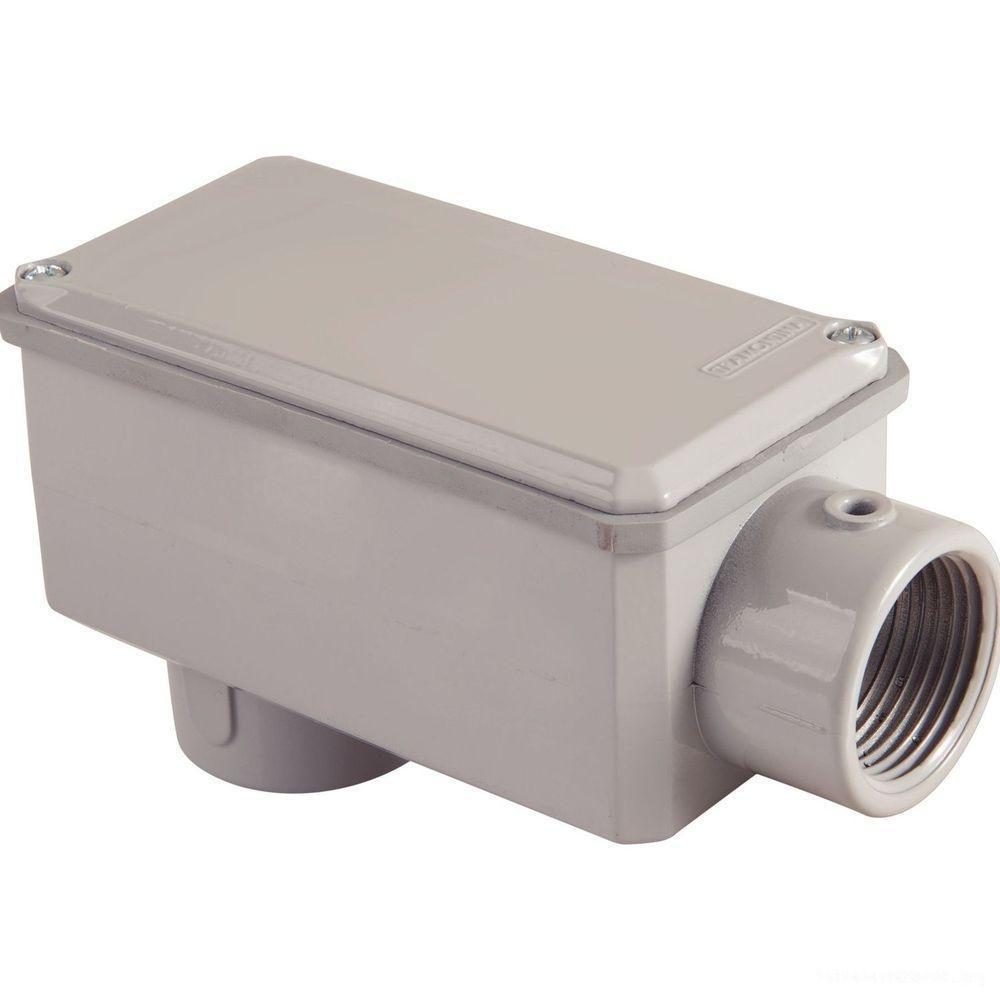 Condulete Fixo 1" Tipo Ll Tramontina Com Tampa E Rosca Npt Com Pintura Eletrostática A Pó Tramontina - 1