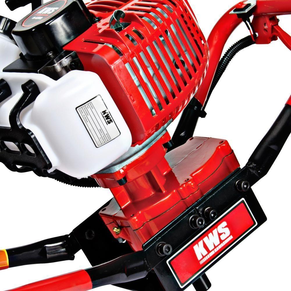 Perfurador De Solo Ed52s Kawashima à Gasolina 52cc Sem Broca - 7