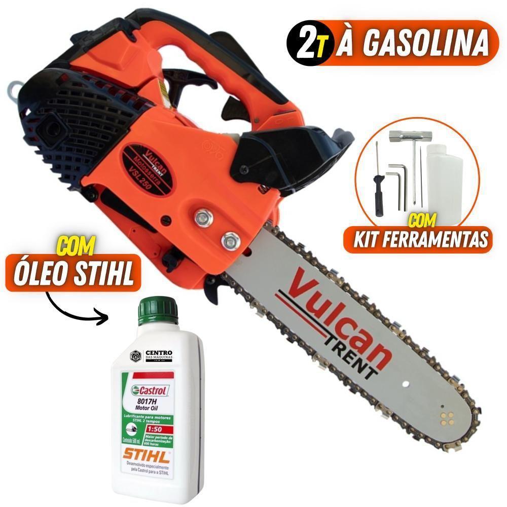 Motosserra Vulcan Trent Vsl250 2t Com óleo Castrol Sthil - 2