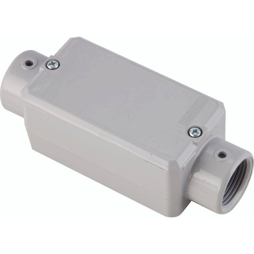 Condulete Fixo 1" Tipo C Tramontina Com Tampa Sem Rosca E Com Pintura Tramontina - 1